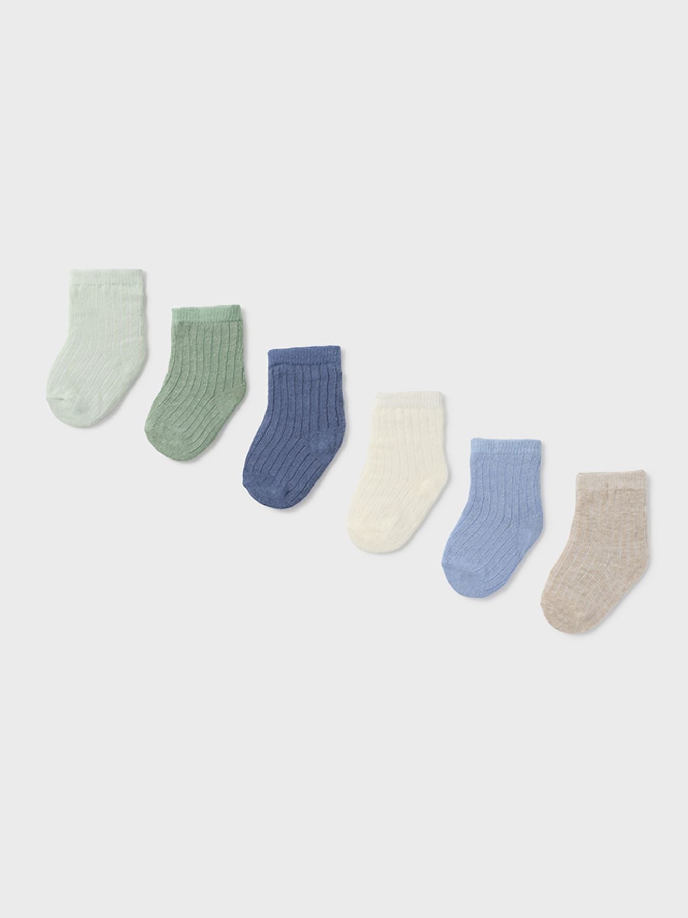 Set of 6 socks GREEN 1C-9758/V