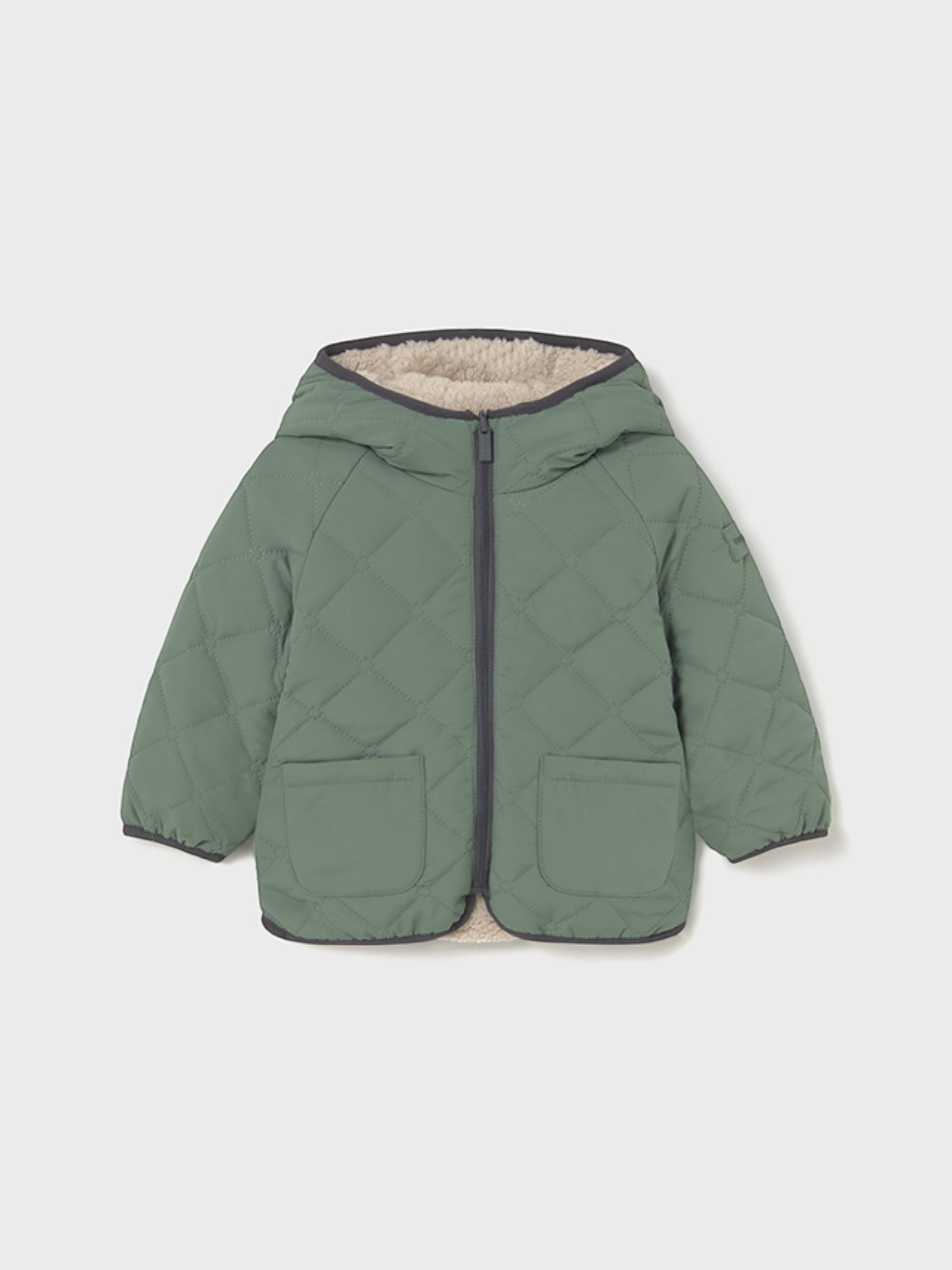 Reversible quilted jacket, Bimbo Verde 2422/96