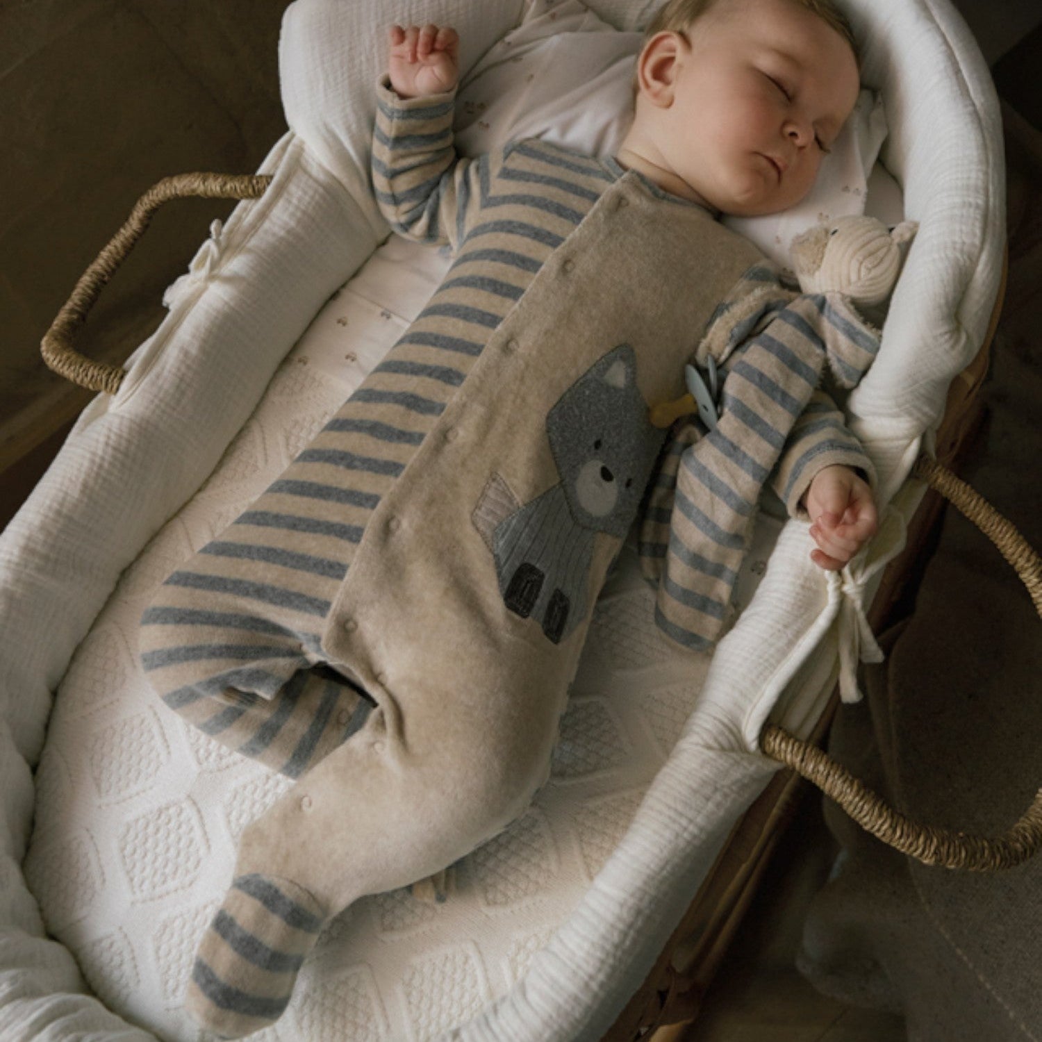 Baby Romper, Beige, 2719/53