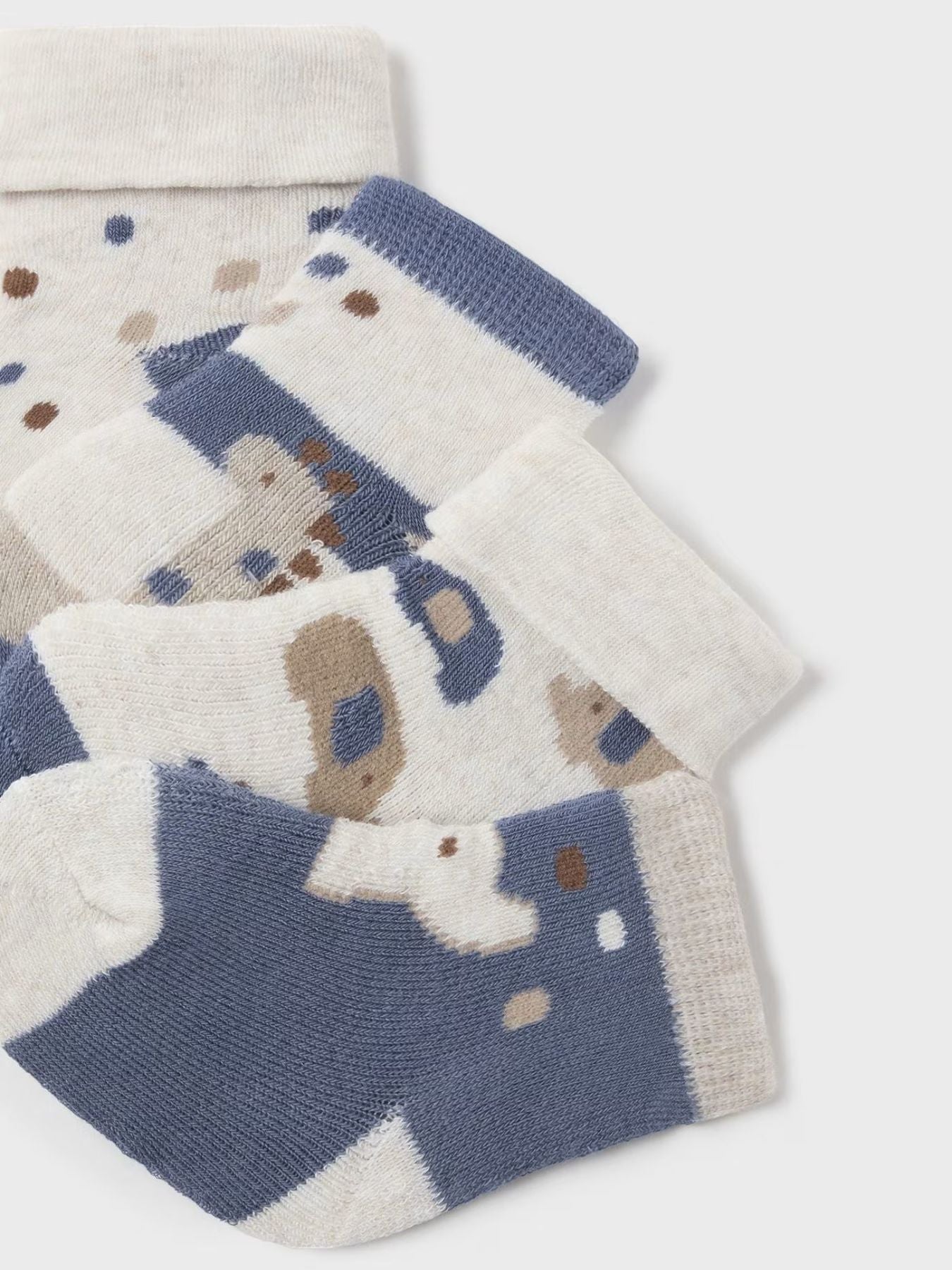 Set of 4 Blue Socks 1D-9759/BL