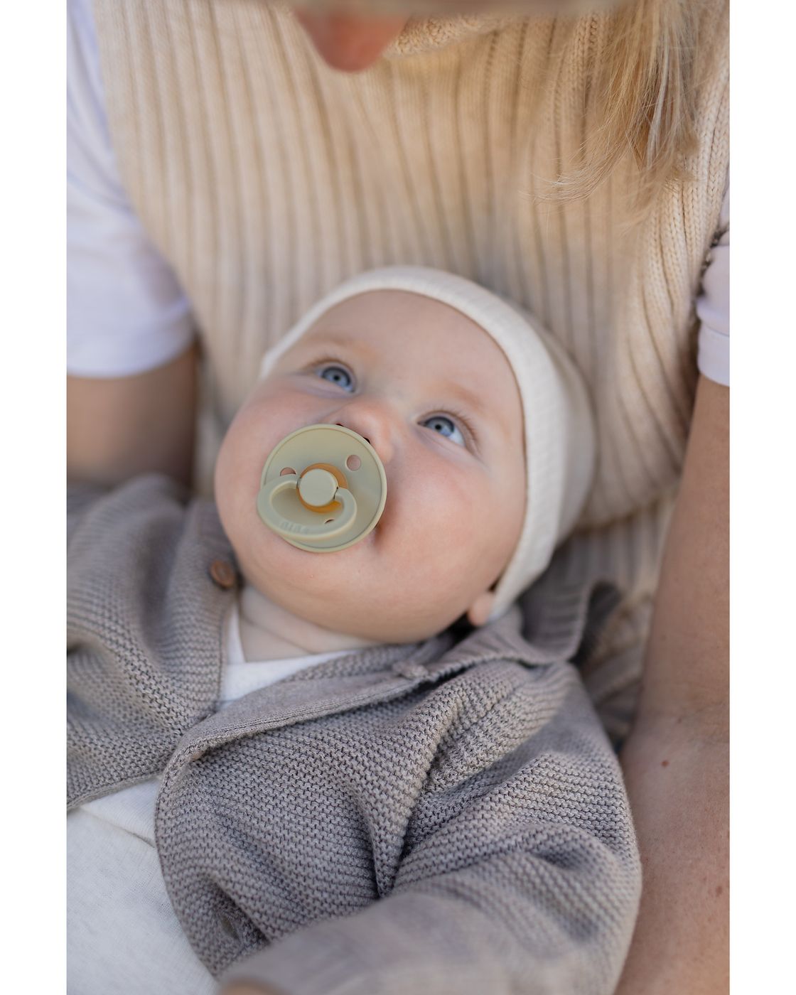 Set 2 ciucci Khaki/ Dusty blue  VERDE 110406 -  NANU' BABY