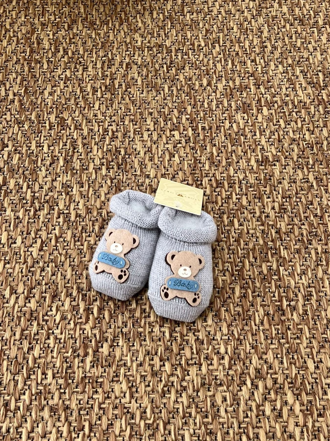 Babbucce Orsetto Baby Neonato GRIGIO 2835/N4