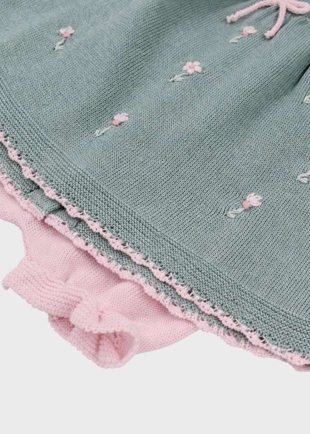 Green Daisies Cotton Set 363/V