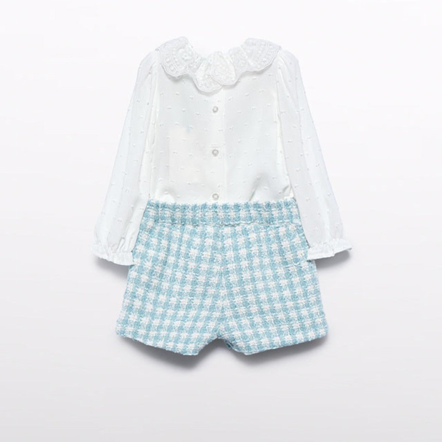 Compl.bermuda quadri lurex Bimba Verde 5712/9 -  NANU' BABY