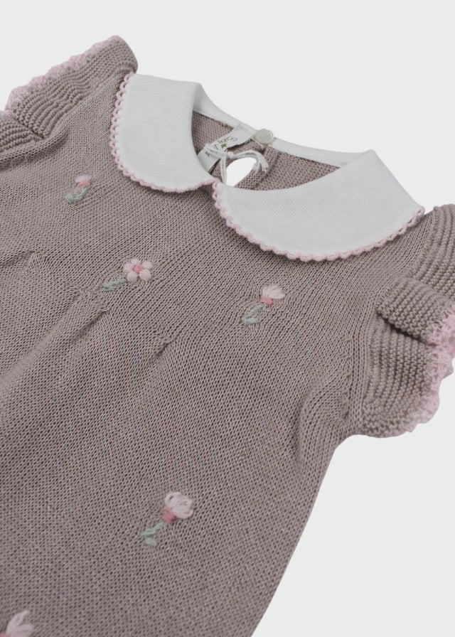 Cotton Onesie Daisy Sand 363