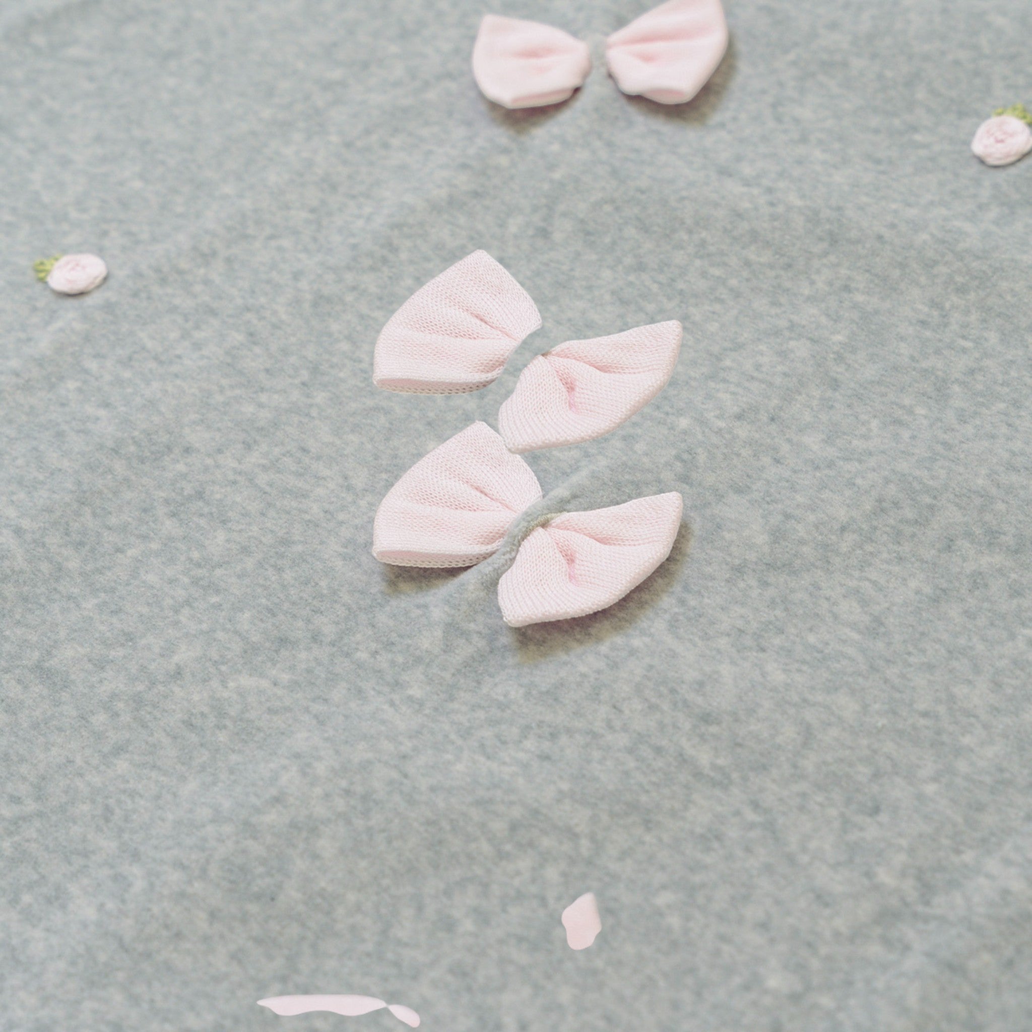 Copertina Neonata Ciniglia Grigio SARTORIA DEI PICCOLI (cod. LC1105)