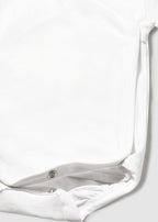 White Short Sleeve Bodysuit 1703