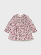 Printed dress for baby girl, Pink 2909/25