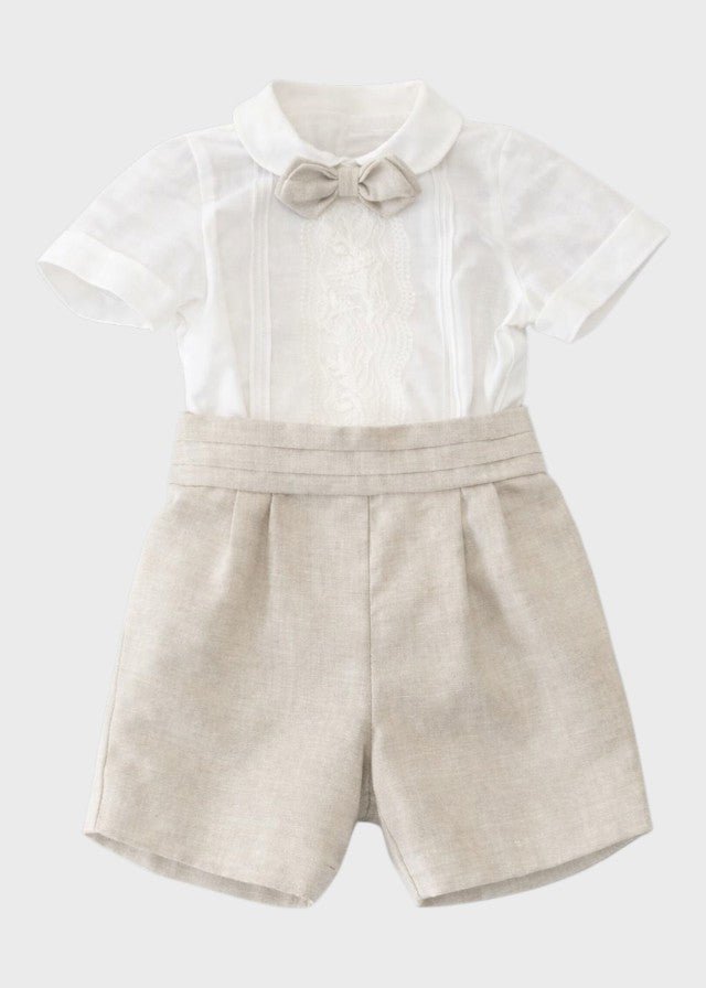 1/6329 - B - Cerimonia - PONTO POR PONTO corredino e abbigliamento neonato | NANU' BABY