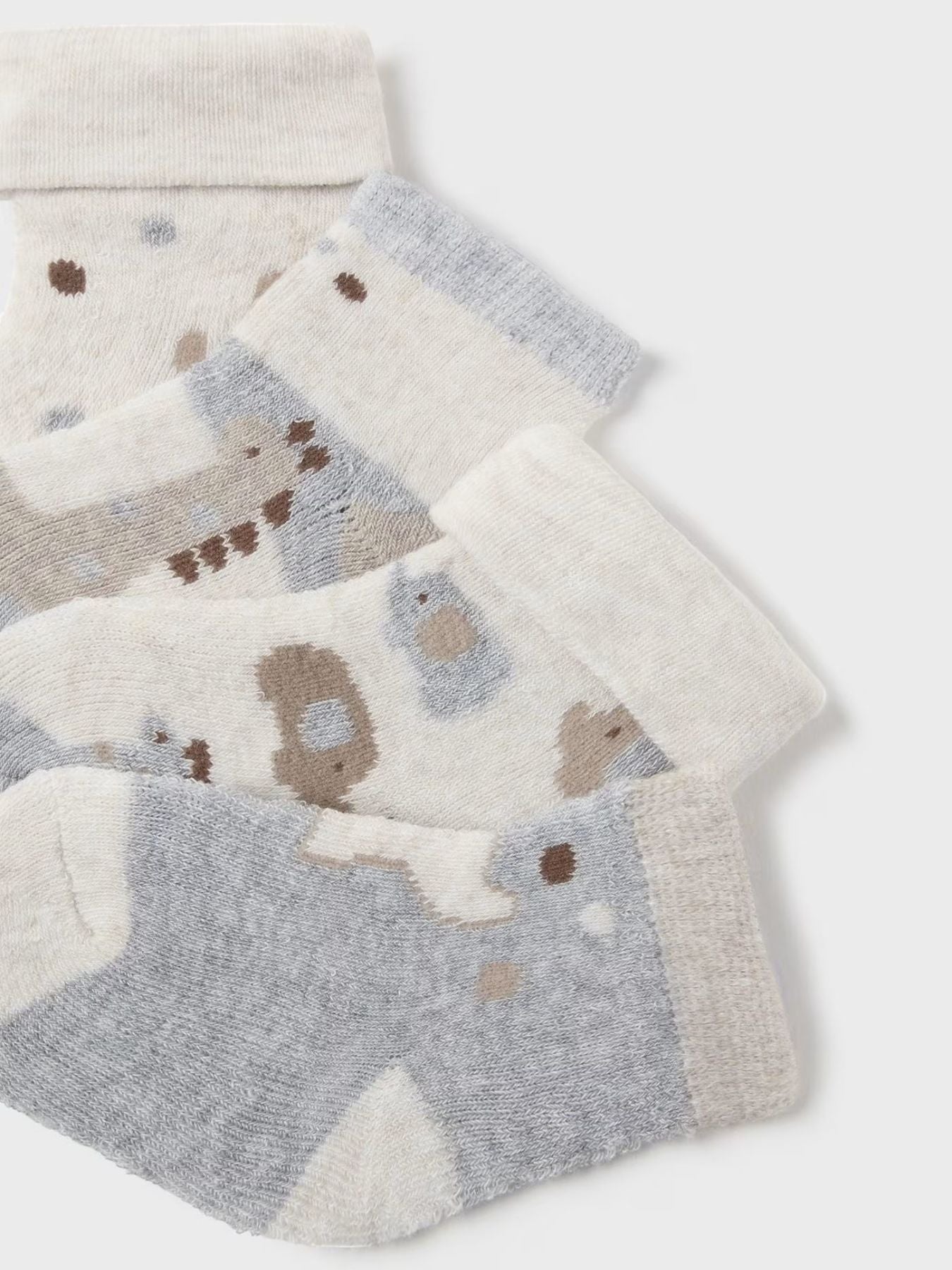 Set 4 calze  GRIGIO 1D-9759/GR -  NANU' BABY