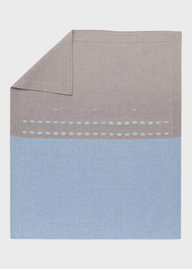 Cotton Blanket with Sand Knots 198/S