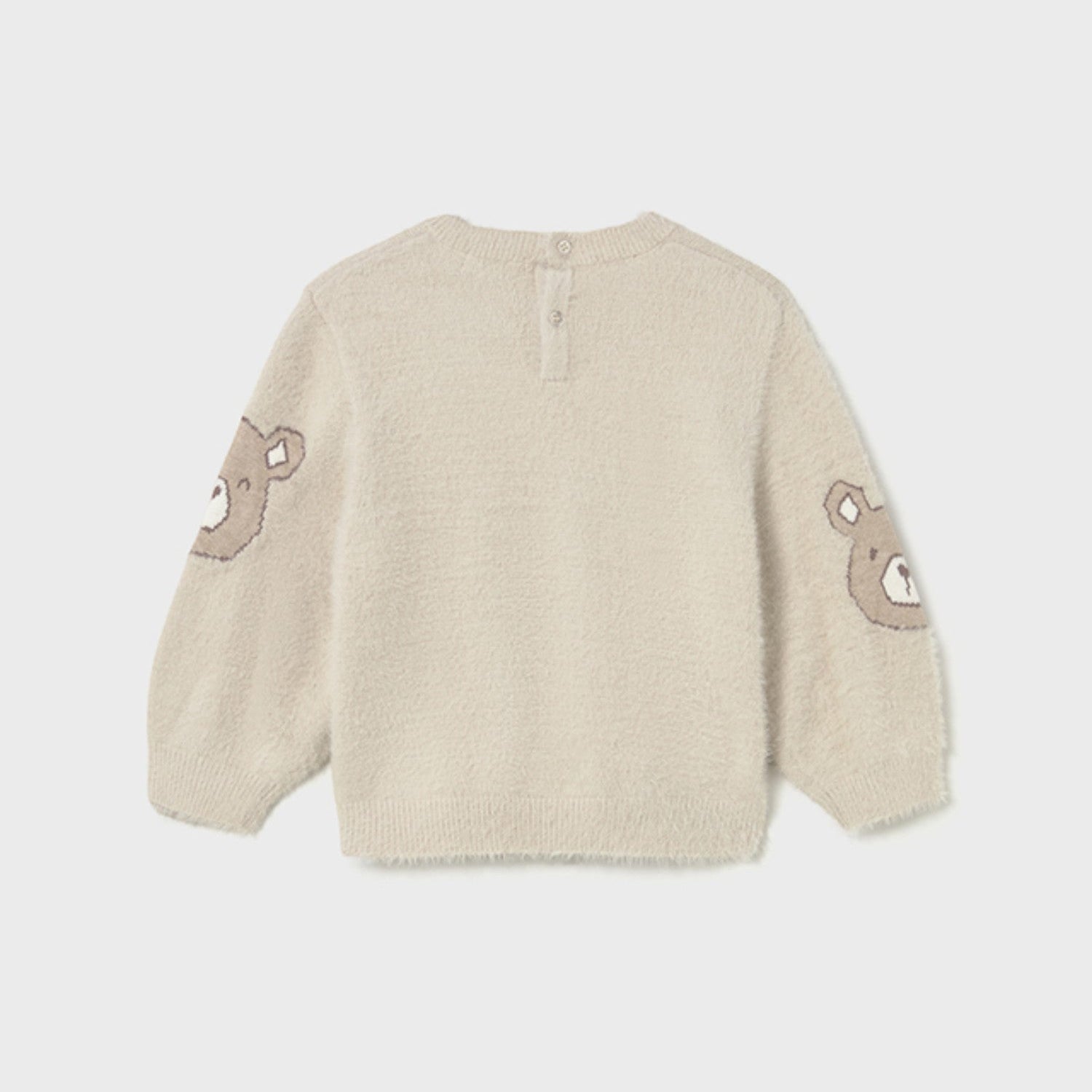 Ivory Baby Girl's Fur Sweater 2356/58