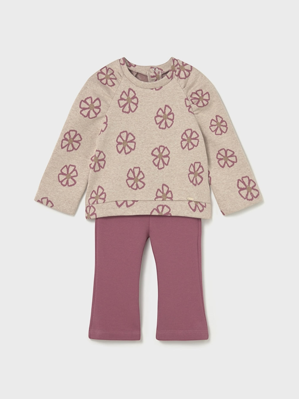 Pink Girls' Leggings and Pullover Set 2742/49
