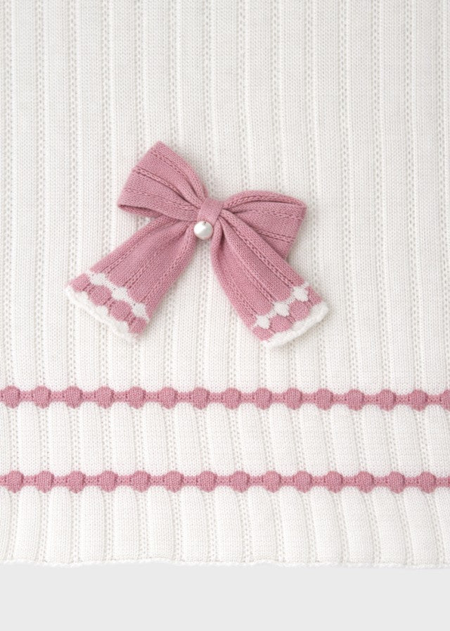 Pomegranate Bow Cotton Blanket EK1680