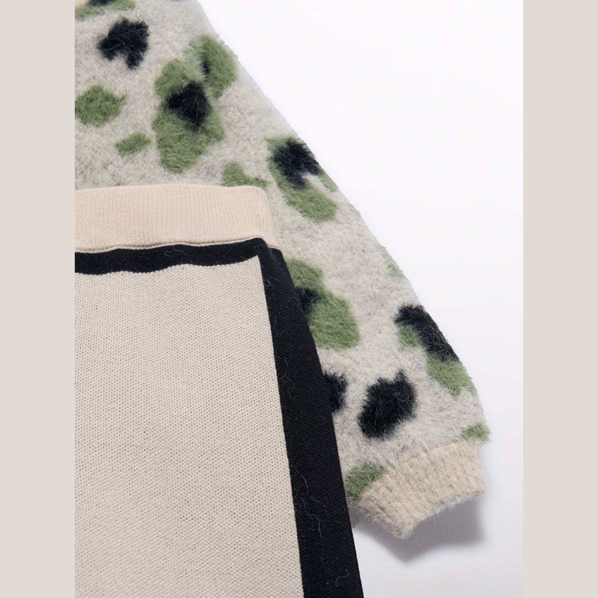 Compl. pantalone leopardo pel Bimba Nero 5733/1 -  NANU' BABY