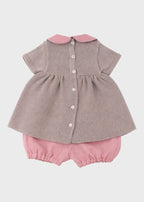 Coral Cotton Linen Set 485