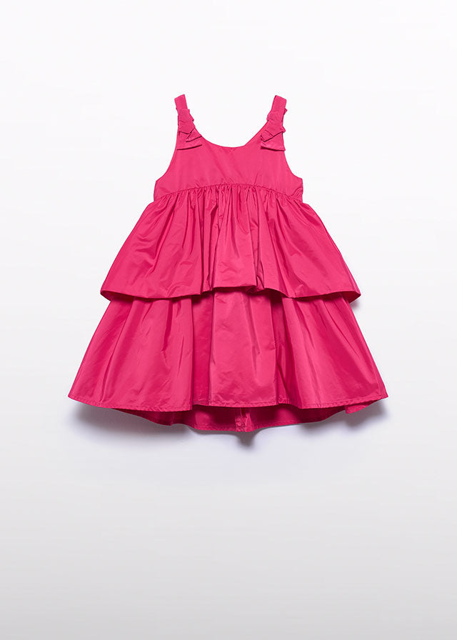 Pink Ruffle Taffeta Dress 5041/73