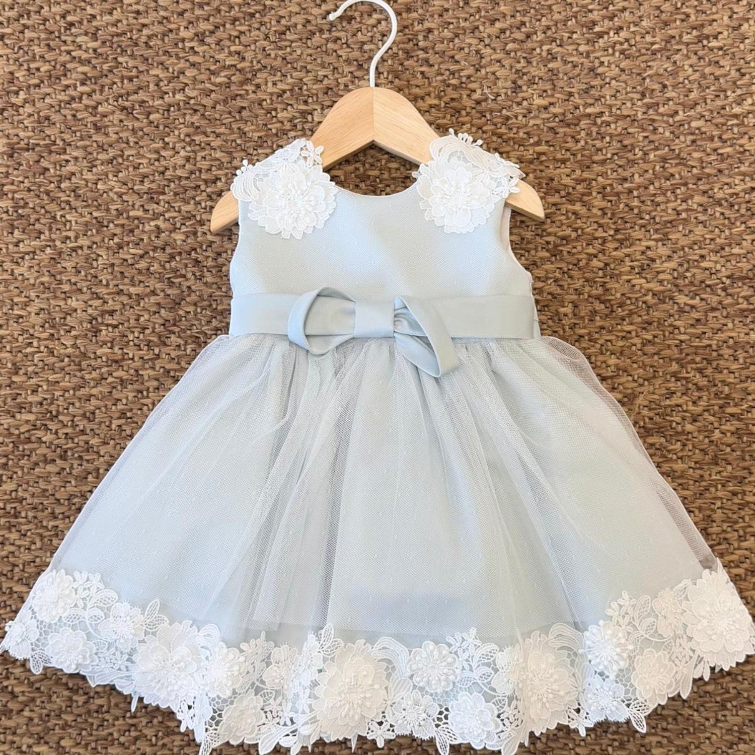 Abito Cerimonia Bimba AZZURRO FB083/AP -  NANU' BABY