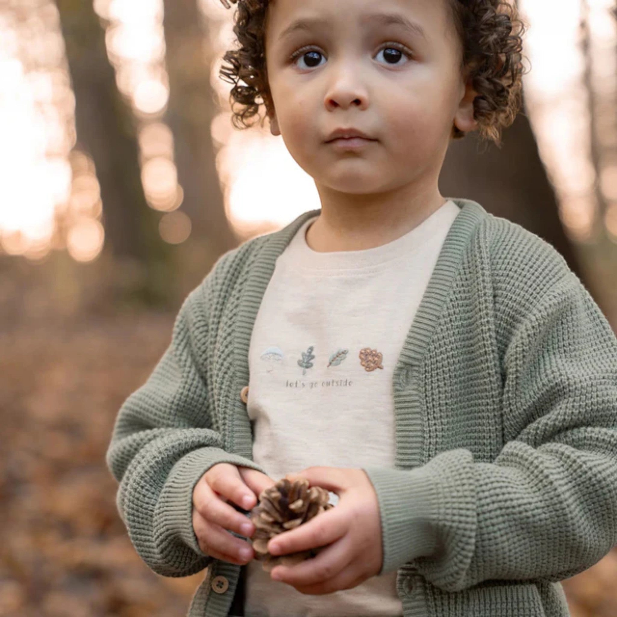 Long-sleeved shirt - Friends of the Forest Boy Ivory CL25091055