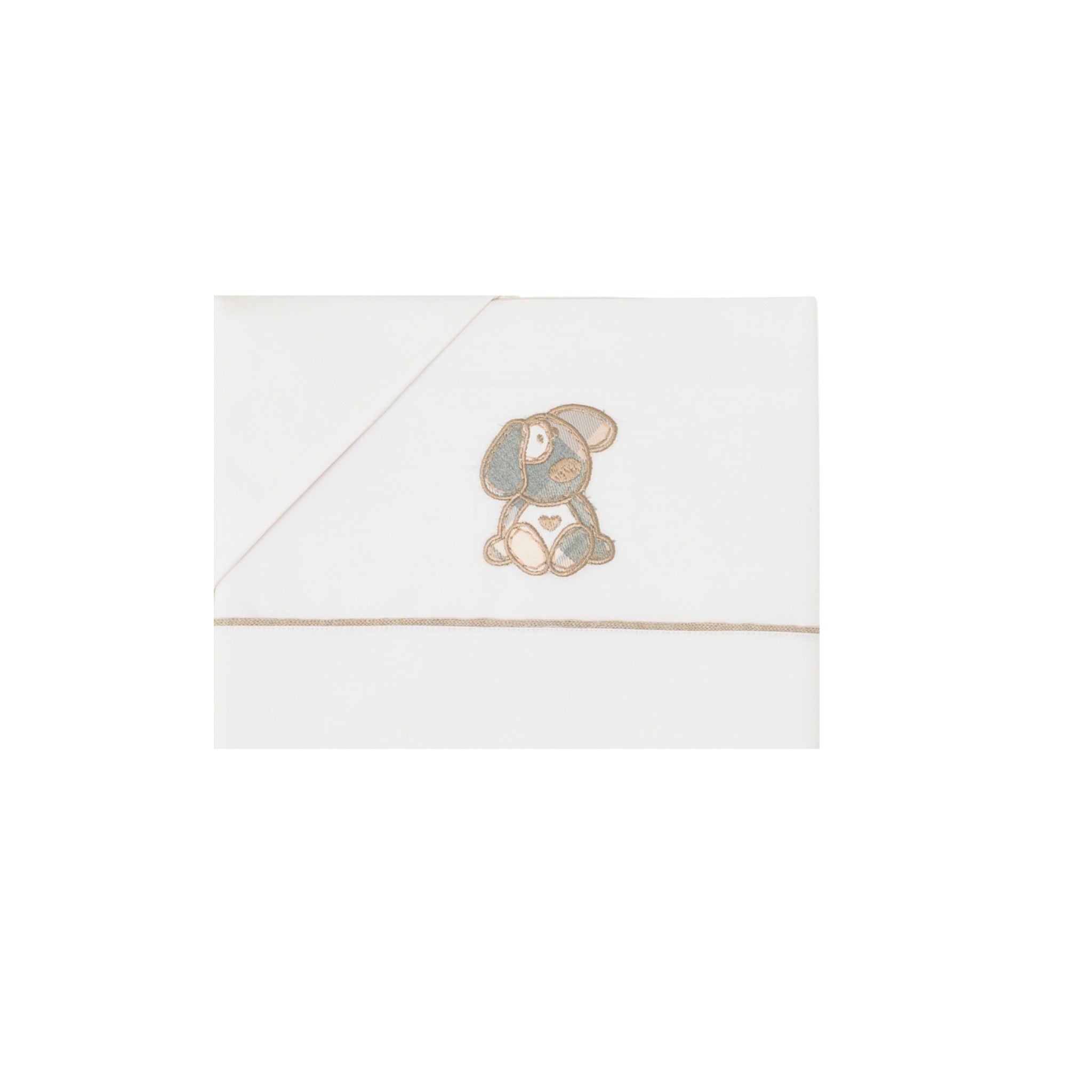 Lenzuolino Neonato Cotone Beige SARTORIA DEI PICCOLI (cod. LL1112)