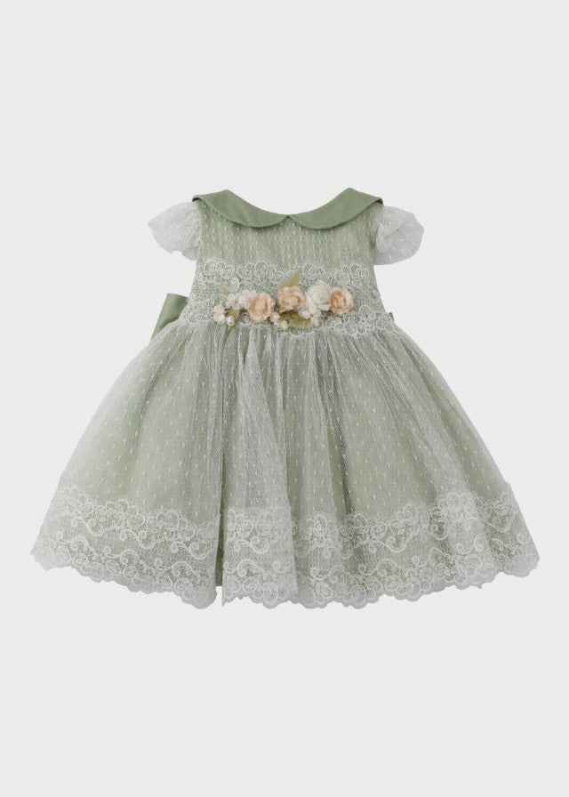 Green Tulle Ceremony Dress FB082/V