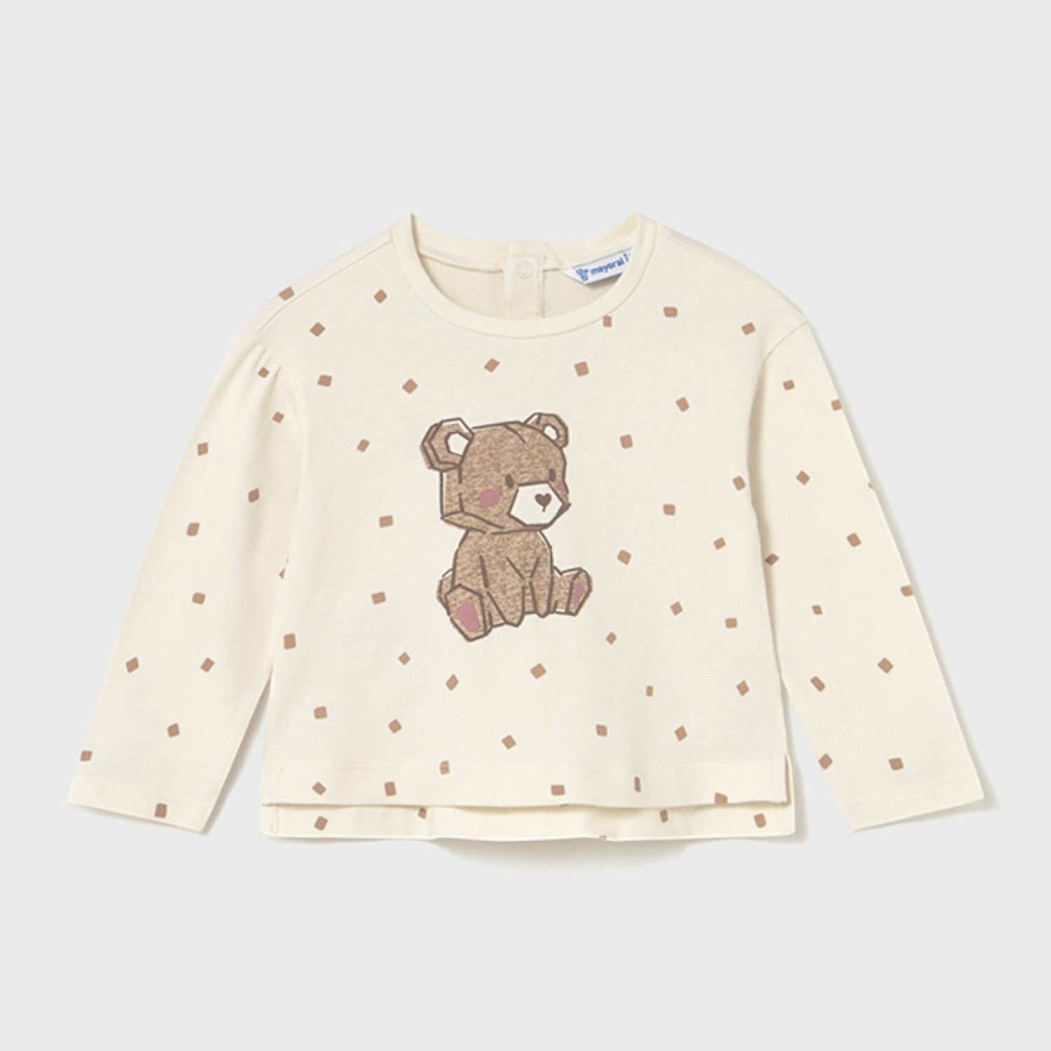 Maglietta m/l stampata Bimba PANNA 2077/83 -  NANU' BABY