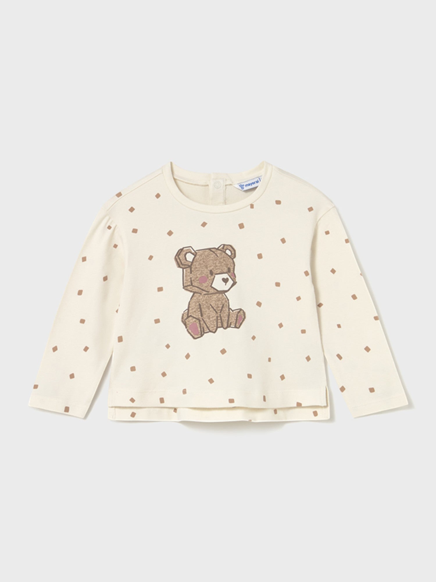 Printed long-sleeved T-shirt for girls CREAM 2077/83