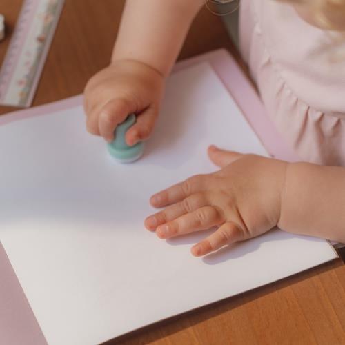 Set of 16 Fairy Garden stamps, MULTICOLORE 126015