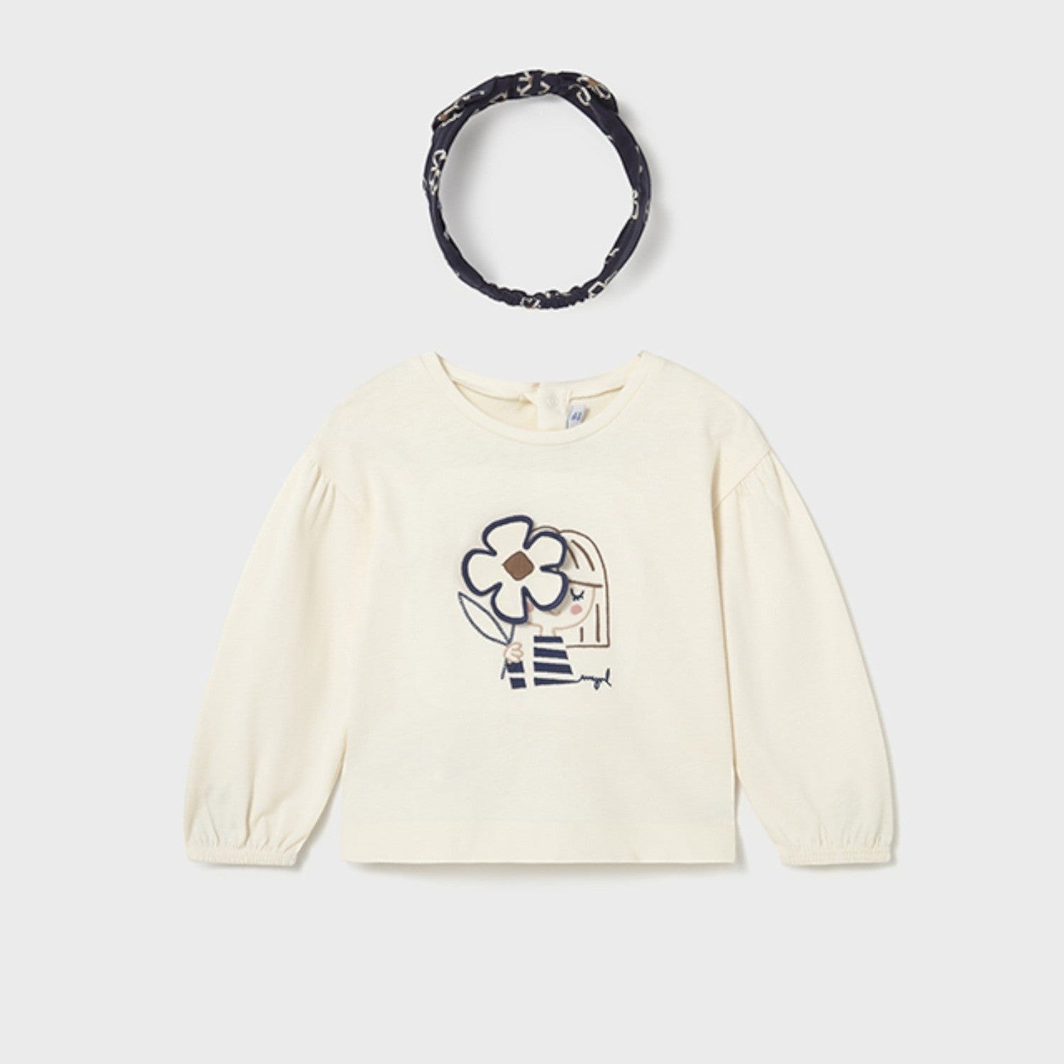 Maglietta cerchietto Bimba PANNA 2078/26 -  NANU' BABY