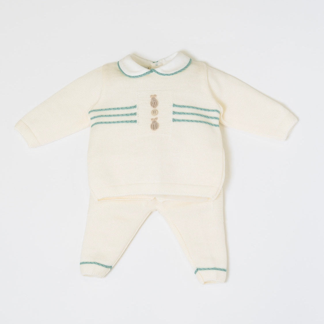 Completo nascita Neonato VANIGLIA IN6650 -  NANU' BABY