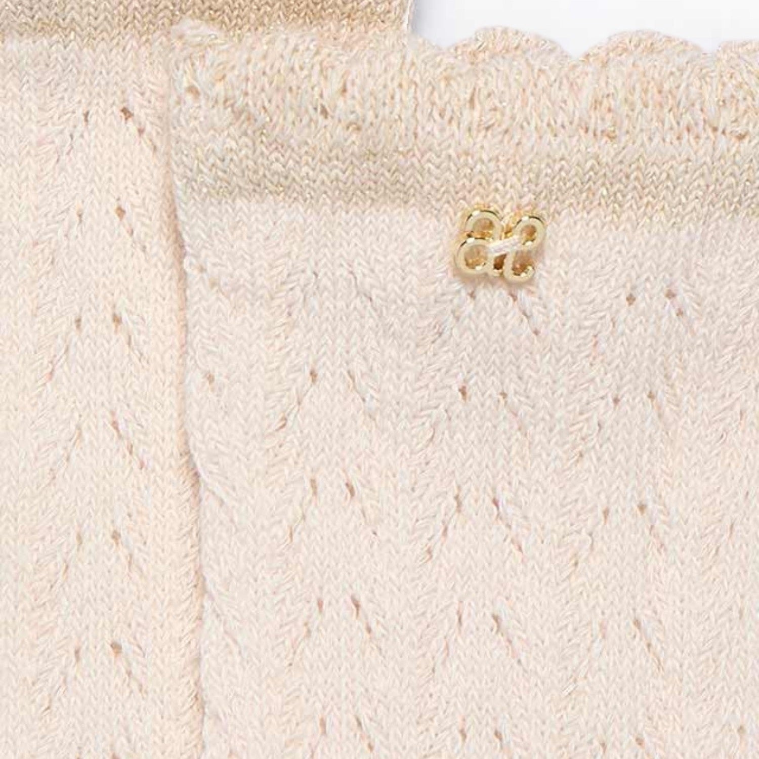 Calza traforata  Avorio 5953/43 -  NANU' BABY