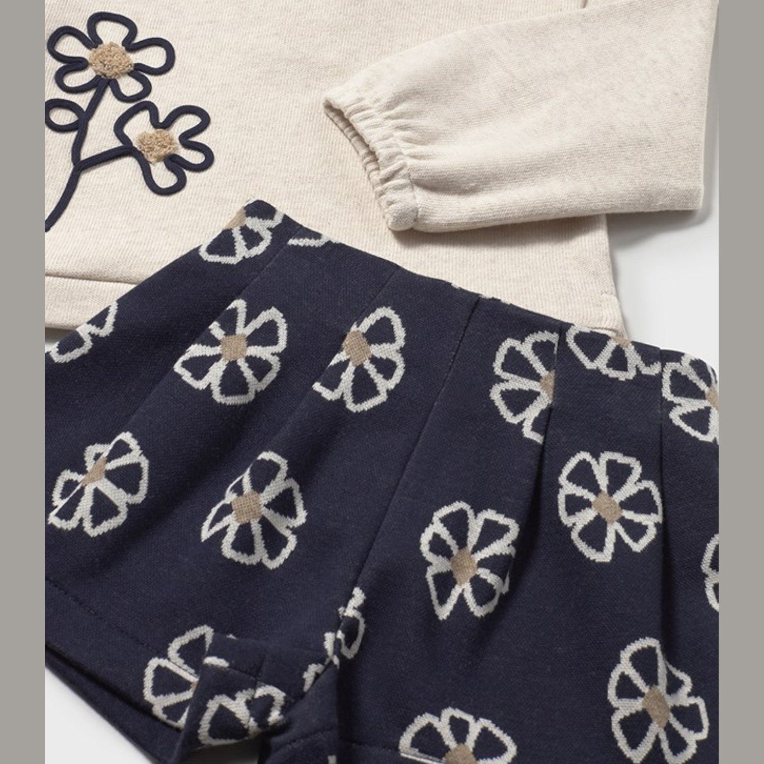 Completo bermuda jacquard Bimba Blu 2262/48 -  NANU' BABY