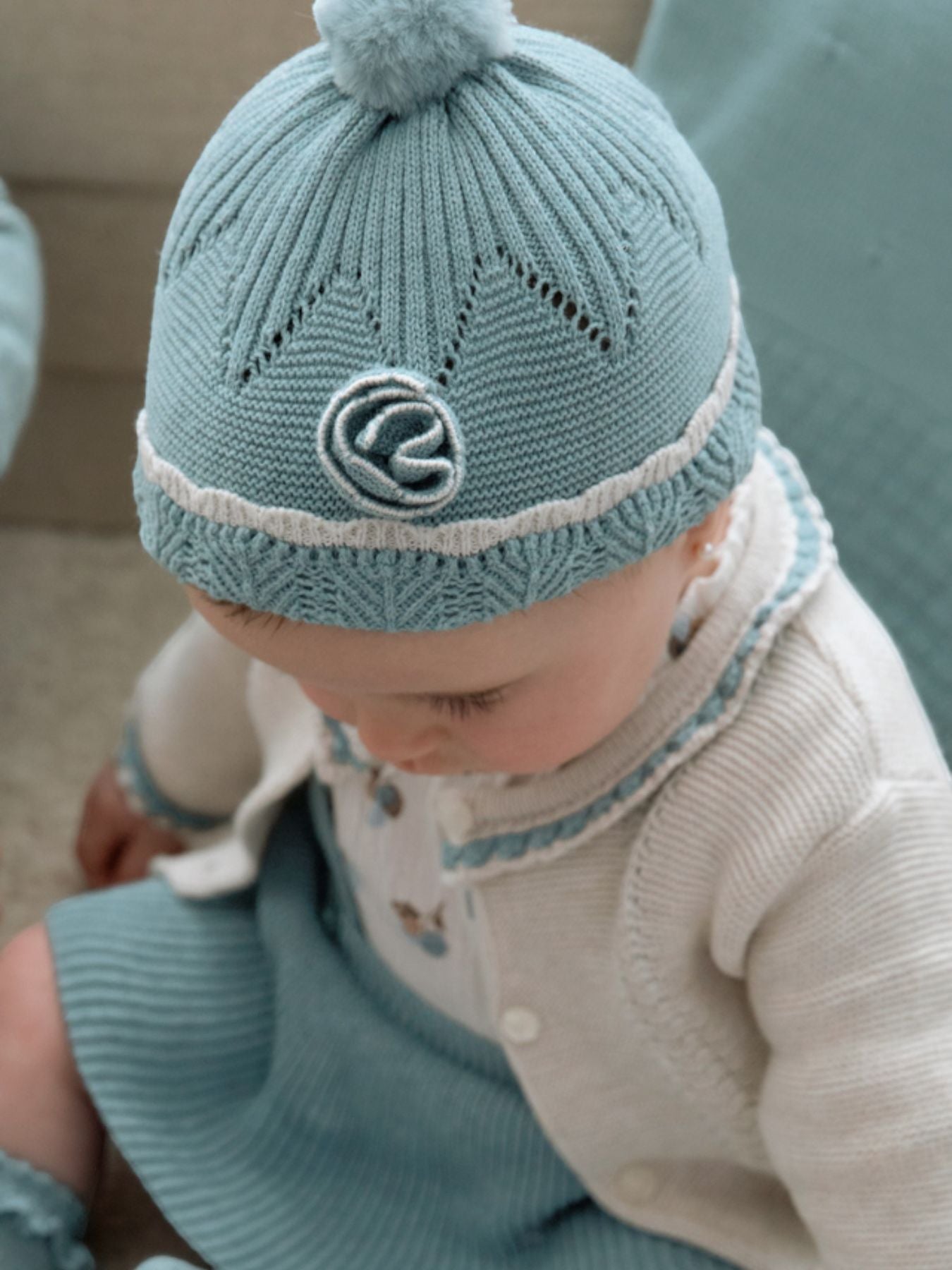 Hat and knob set, GREEN 2D-9767/V