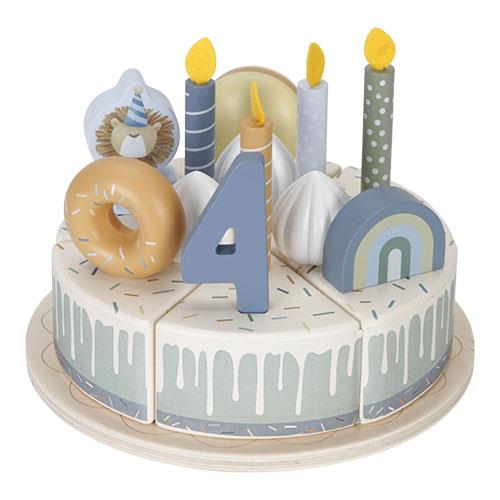 Torta di compleanno in legno  - 26 pezzi  MULTICOLORE LD8016 -  NANU' BABY