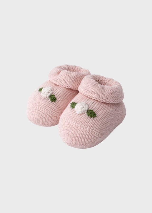 Pink Flower Cotton Slippers SC29/7001