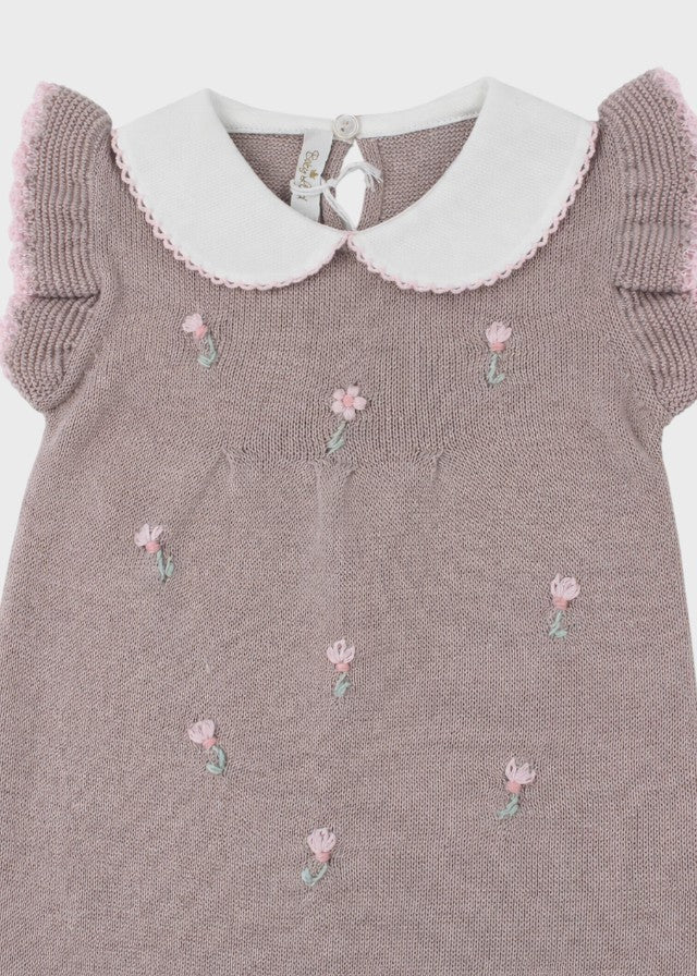 Cotton Onesie Daisy Sand 363