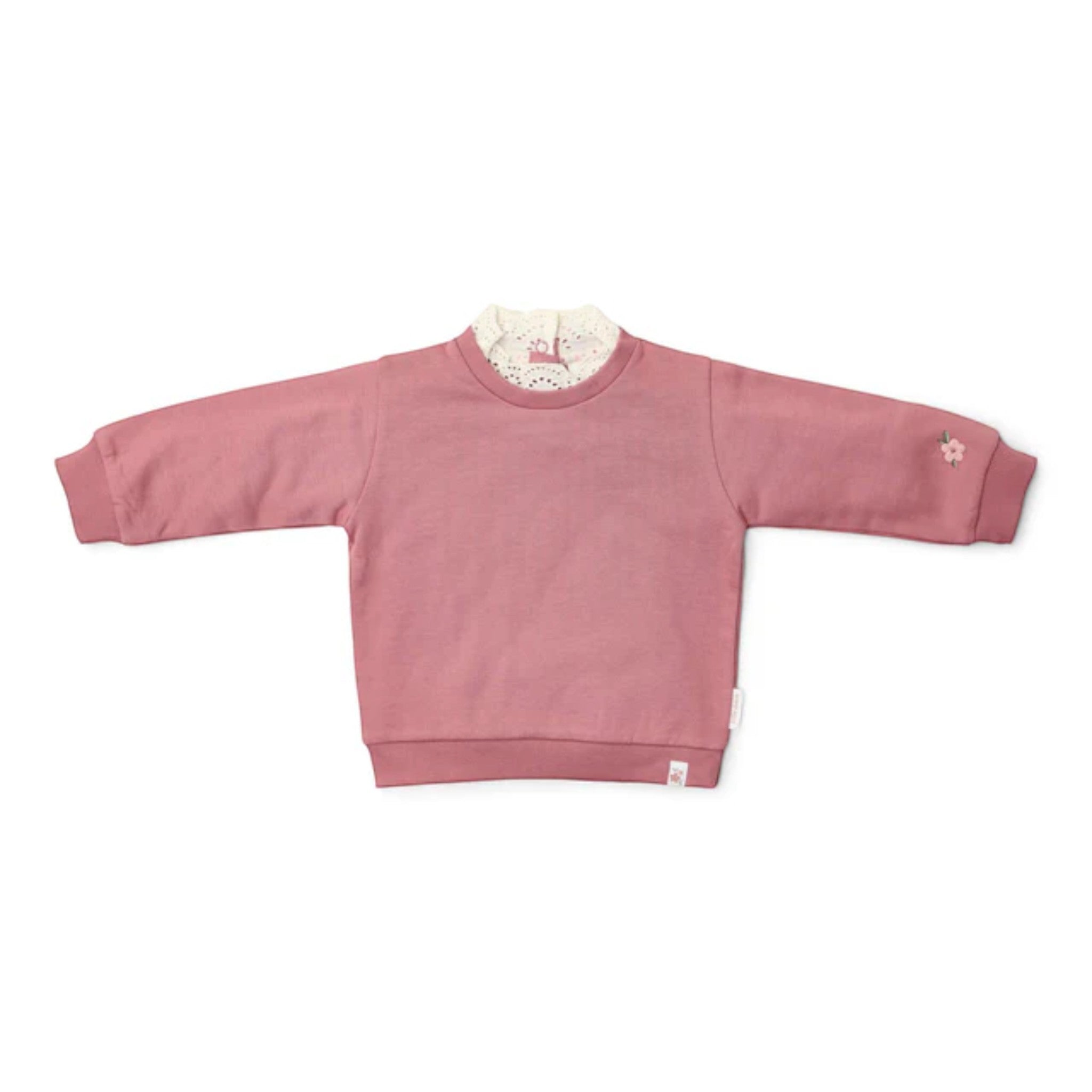 Sweater with collar - Fairy Garden Pink Girl CL25092007