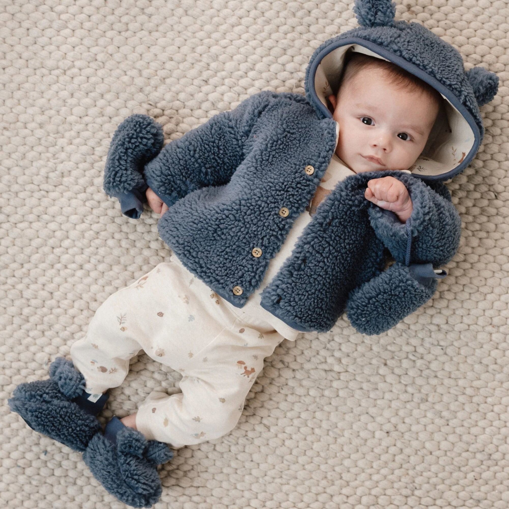 Baby Slippers Blue CL25099098