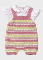 Completo Salopette Maglia Melograno EK1130/M