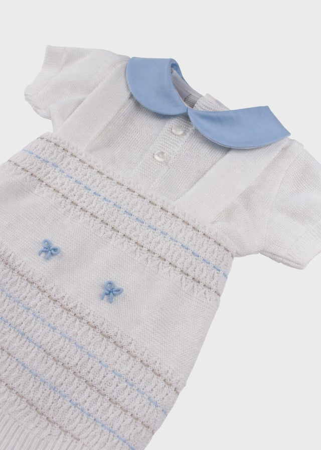 Sky Blue Short Dungarees EK6552/C