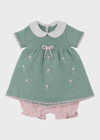 Green Daisies Cotton Set 363/V