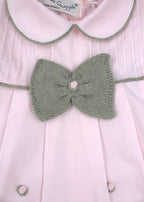 BRINDISI1445 Pink Flower Cotton Set