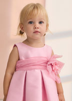 Pink Ruffle Mikado Dress 5010/85