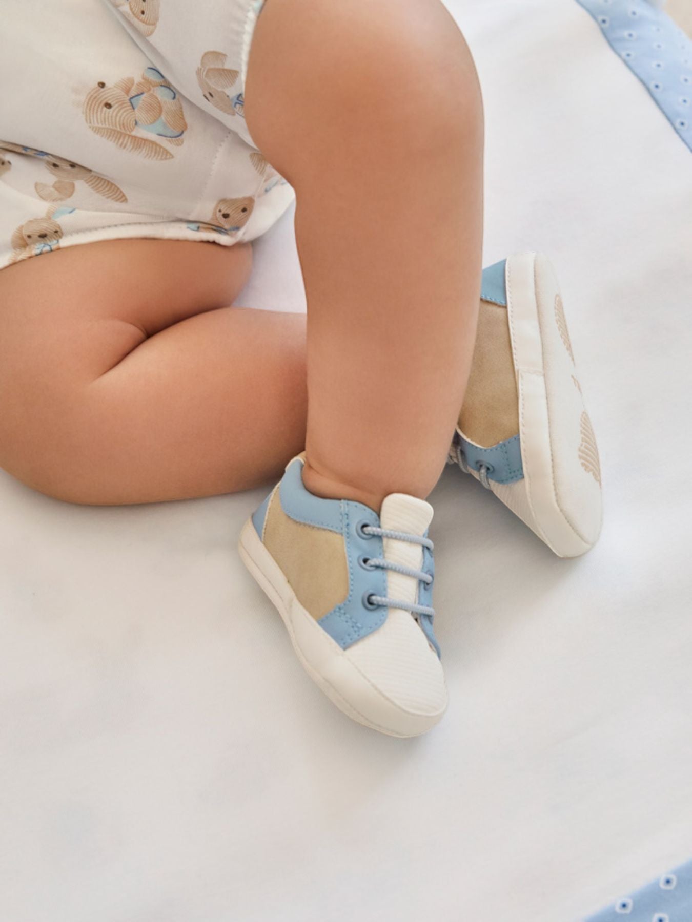 Elegant Sneakers for Boys, Light Blue 9733/A