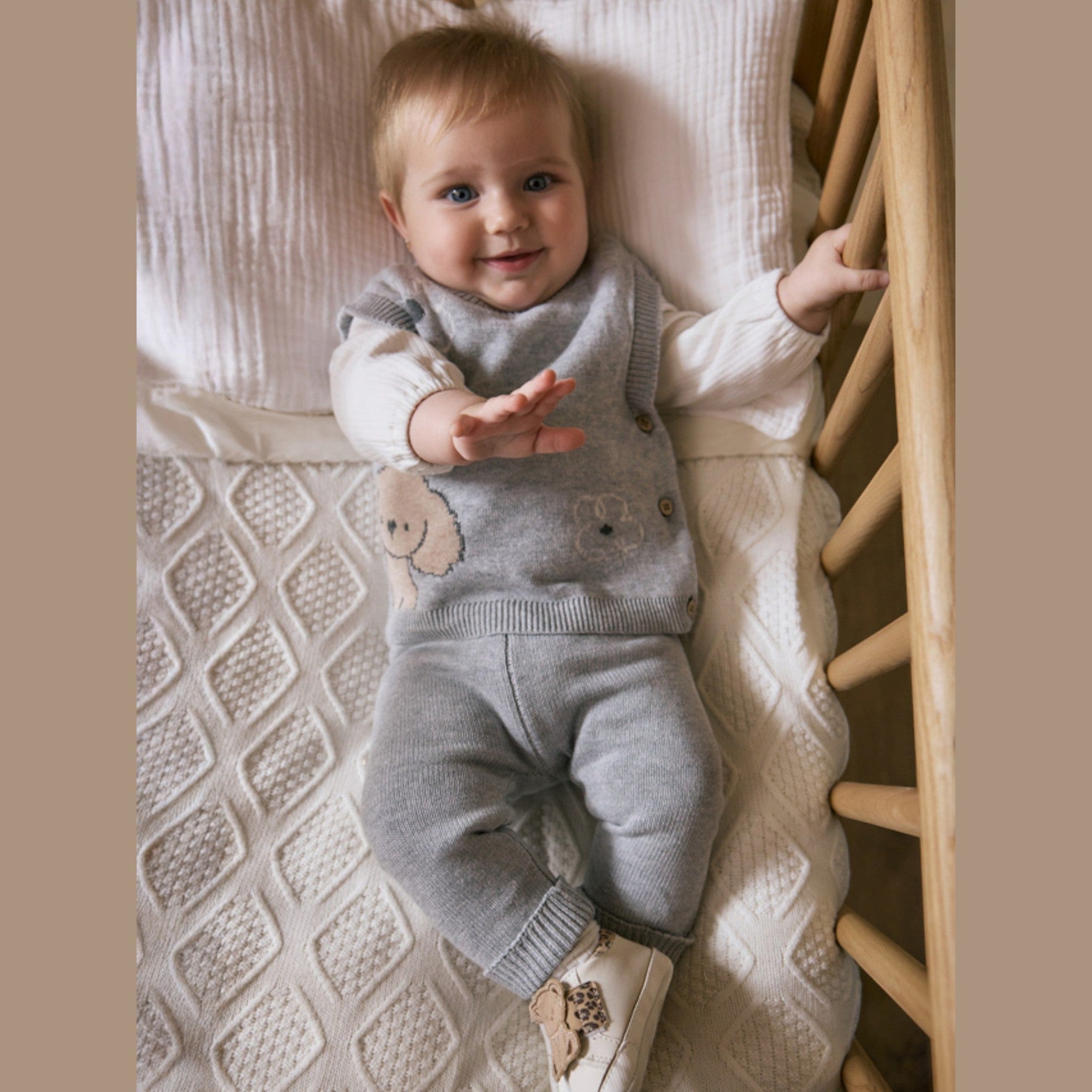 Completo Bimba Grigio 2709/16 -  NANU' BABY