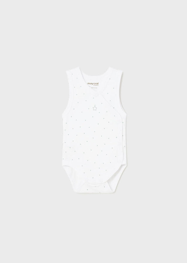 White Sleeveless Bodysuit 1719