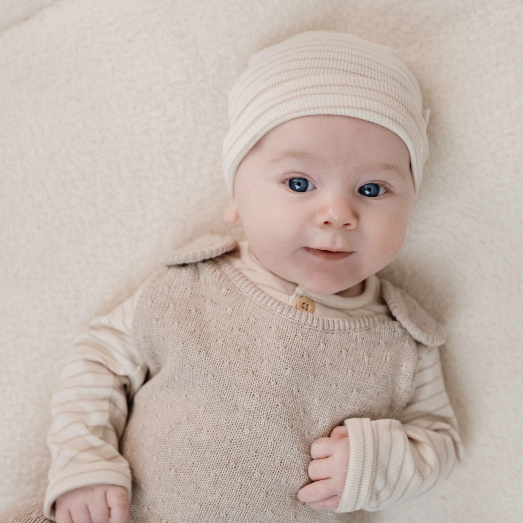 Tutina - Lavorata a maglia Neonato Beige CL25293043