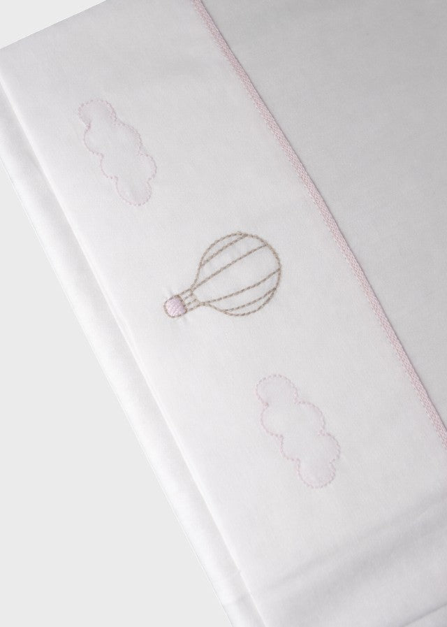 Lenzuolino Cotone Mongolfiera Rosa EK50LER