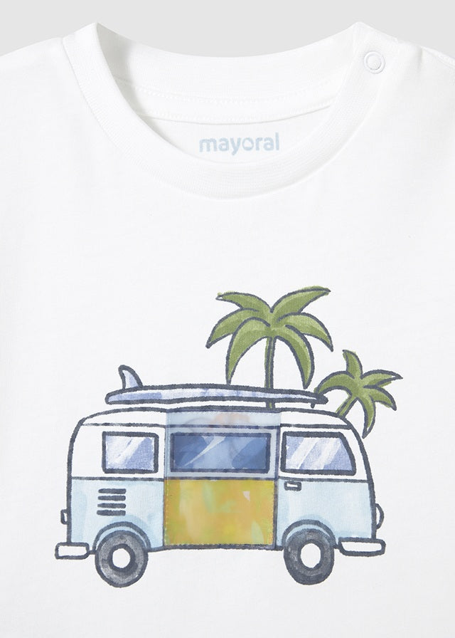 T-shirt Cotone Bianco MAYORAL 1063/45