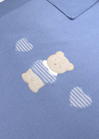 Blue Teddy Cotton Blanket 198/A